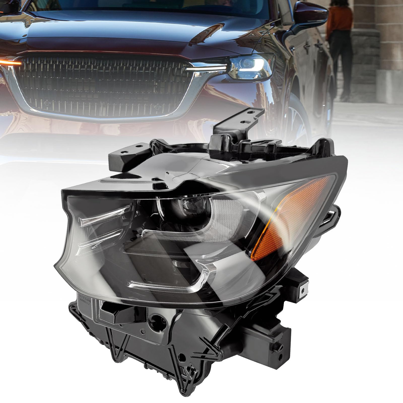 Headlight Assembly Driver Left Side W/AFS Adaptive & LED DRL Fits